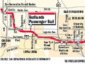 Redlands-Sbx Rail Line
