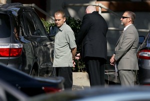 Chas Kelley arrested by investigators.