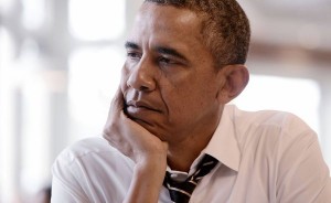 U.S. President Barack Obama have lunch with five young people at The Coupe restaurant - DC