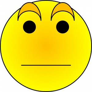 Raised Eyebrow Emoticon