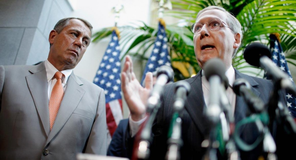 House Republican Leadership Address The Media After Conference Meeting