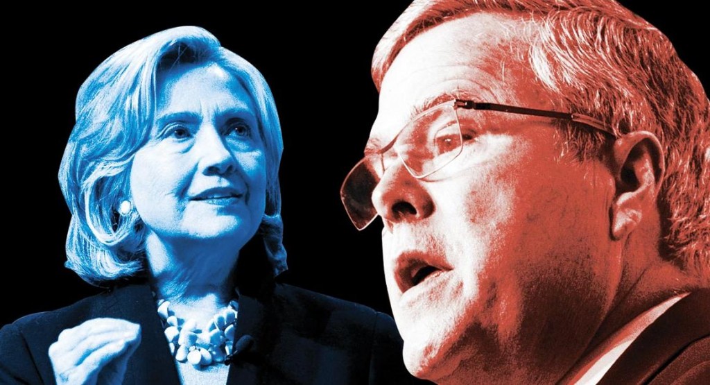 Hillary Clinton+Jeb Bush