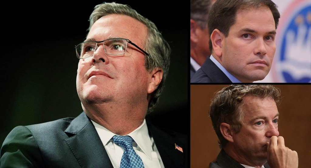 Jeb Bush+Marco Rubio+Rand Paul