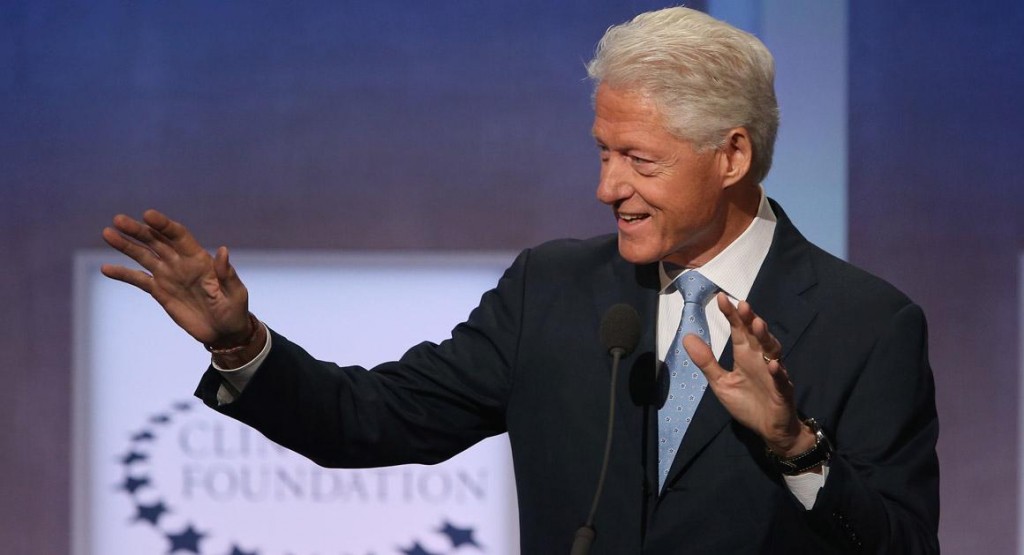 NEW YORK, NY - SEPTEMBER 23:  Former President Bill Clinton speaks at the Clinton Global Initiative (CGI), on September 23, 2014 in New York City. The annual meeting, established in 2005 by President Clinton, convenes global leaders to discuss solutions to world problems.  (Photo by John Moore/Getty Images)