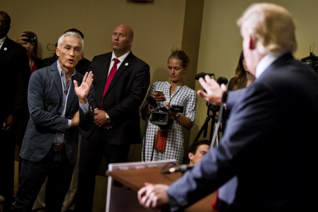 Donald Trump+Jorge Ramos