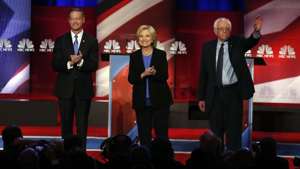 Martin O'Malley+Hillary Clinton+Bernie Sanders