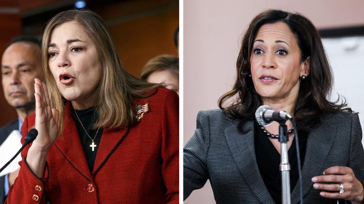 Loretta Sanchez+Kamala Harris