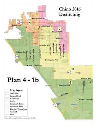 Chino City Council Districts
